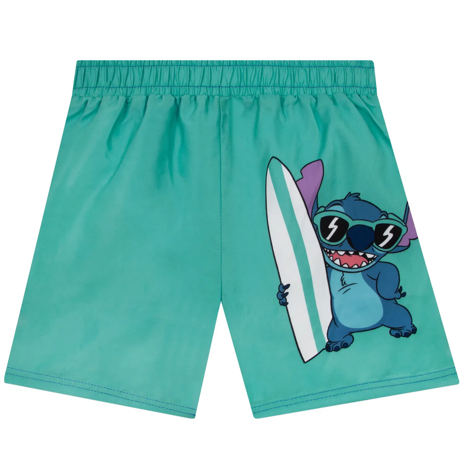 Детский купальный костюм с принтом Stitch Disney, синий — фото 4