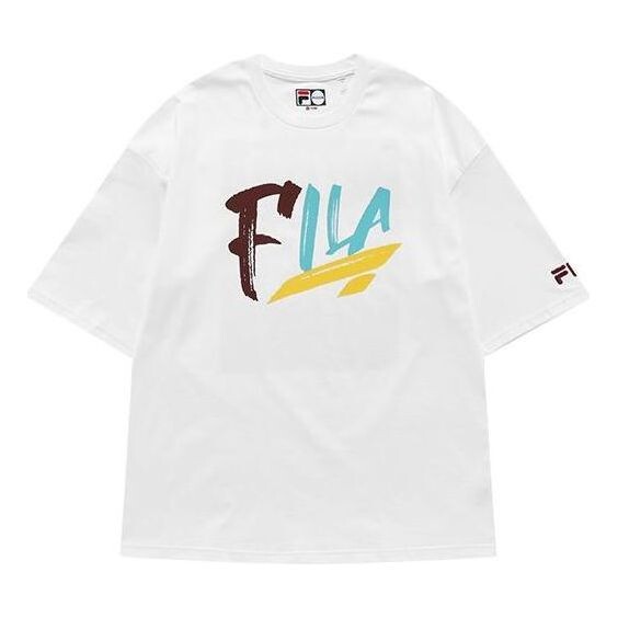 

Футболка ghrapic tee 'white' Fila Fusion, белый