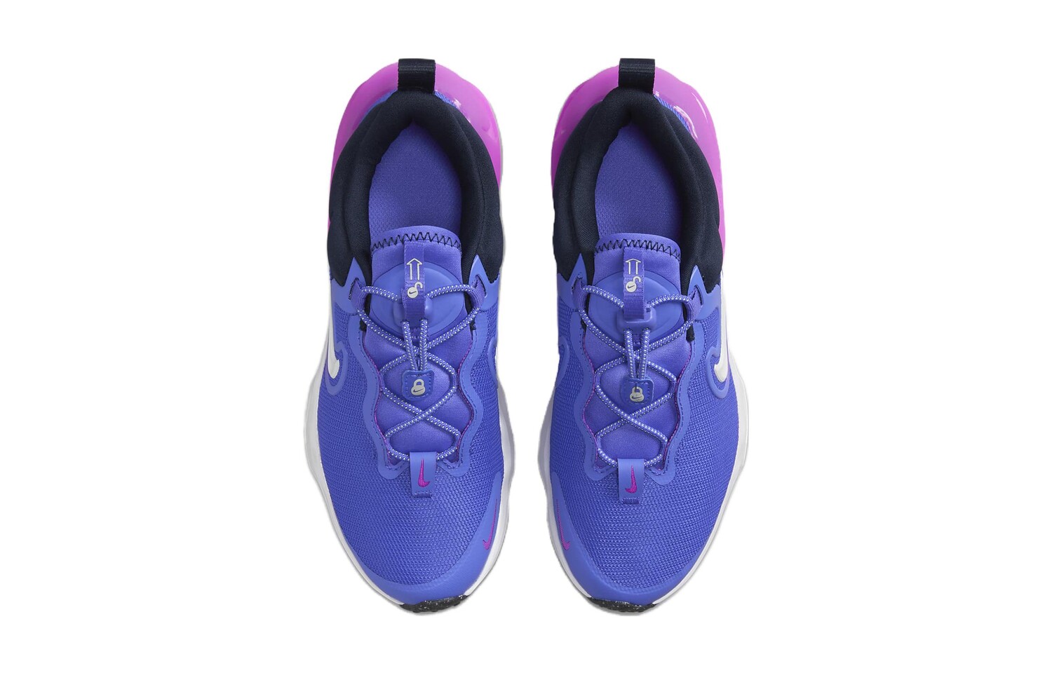 Кроссовки детские Run Flow GS Nike, синий/розовый — фото 2