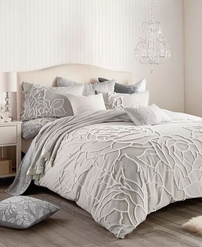 

Полный комплект одеял Chenille Rose/Queen Peri Home, серый