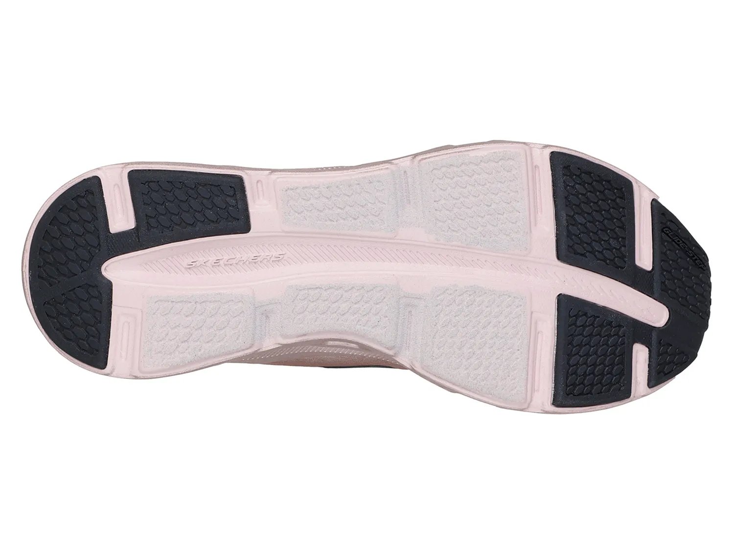 Кроссовки Skechers Hands Free Slip-ins Glide-Step Altus Starlight Shine Sneaker, черный/розовый — фото 4