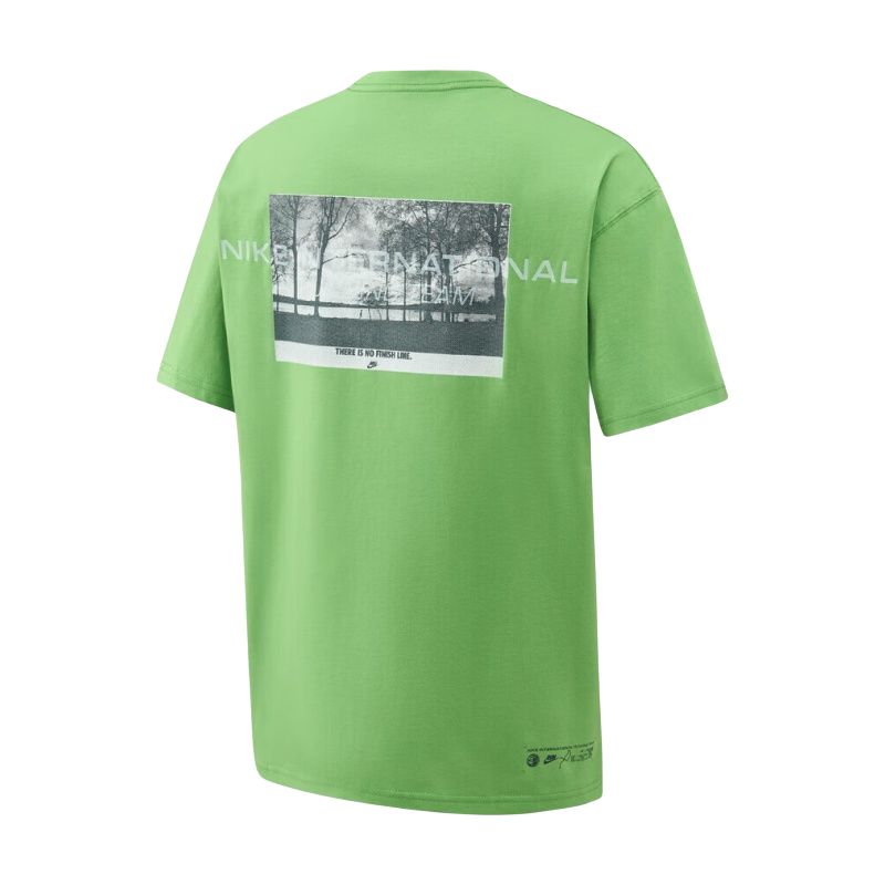 Nike Футболка мужская изумрудно-зеленая Emerald Green — фото 3
