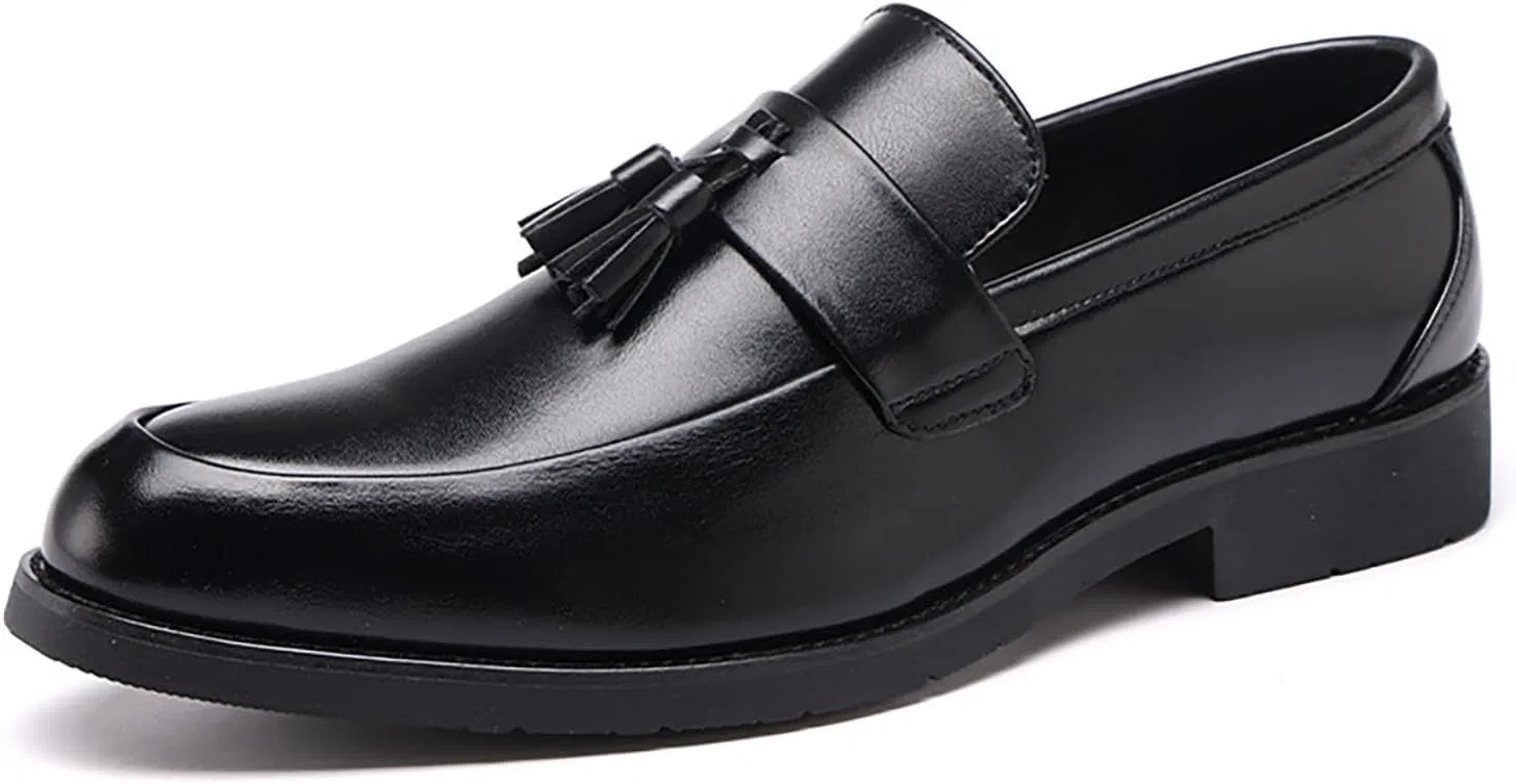 Лоферы мужские кожаные, Black VSGNISMGT