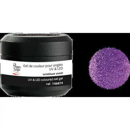 

Techni Uv & Led Color It 5Gr 146874 Сверкающий фиолетовый, Peggy Sage
