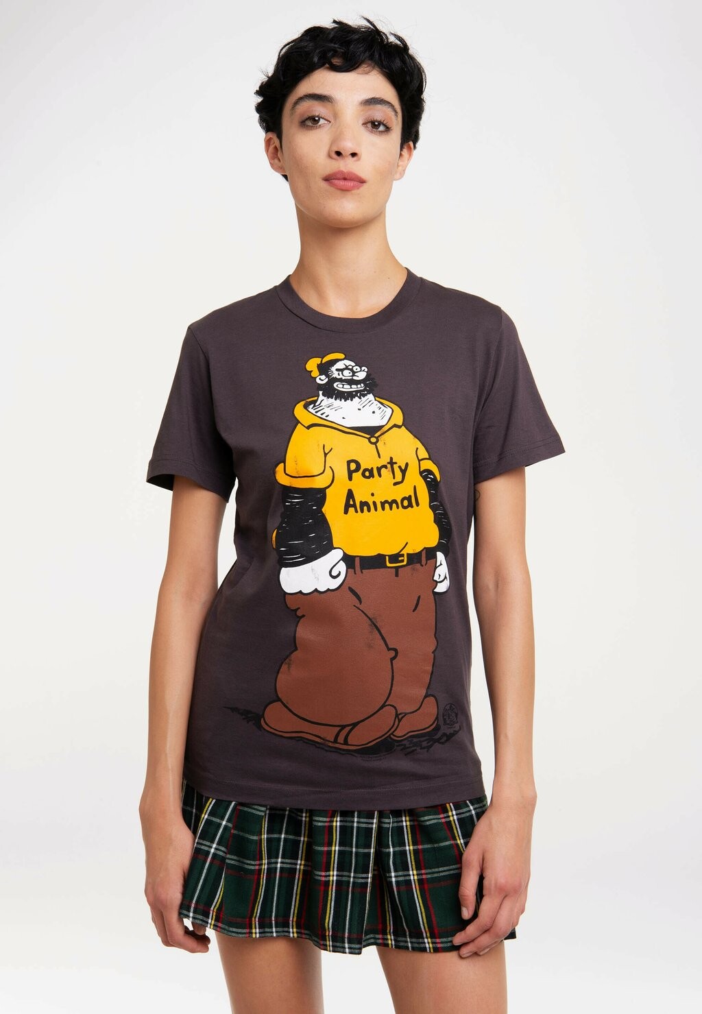 

Футболка с принтом POPEYE LOGOSHIRT, цвет grau