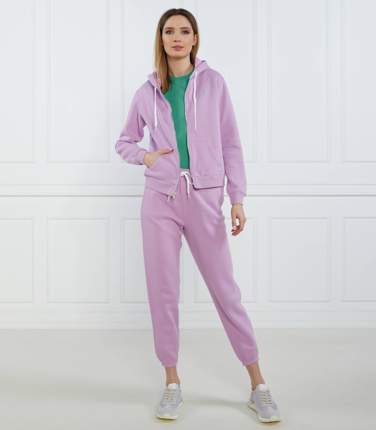 Толстовка POLO RALPH LAUREN Classic fit, фиолетовый — фото 2