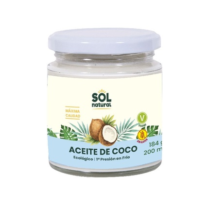 

Sol Natural Extra Virgin органическое кокосовое масло 200 мл ‎Sol Natural