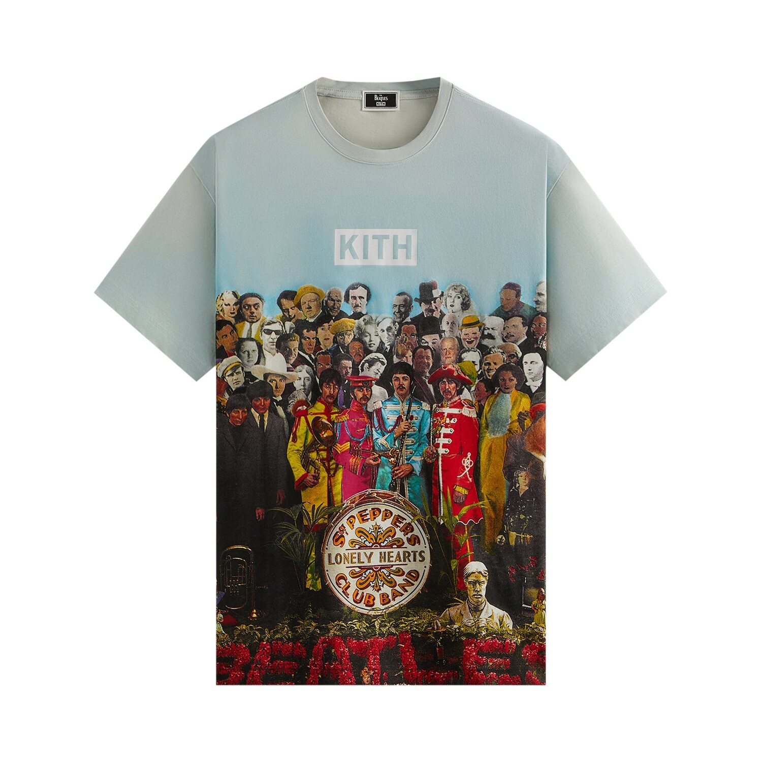 

Винтажная футболка Kith For The Beatles SGT Pepper Мел