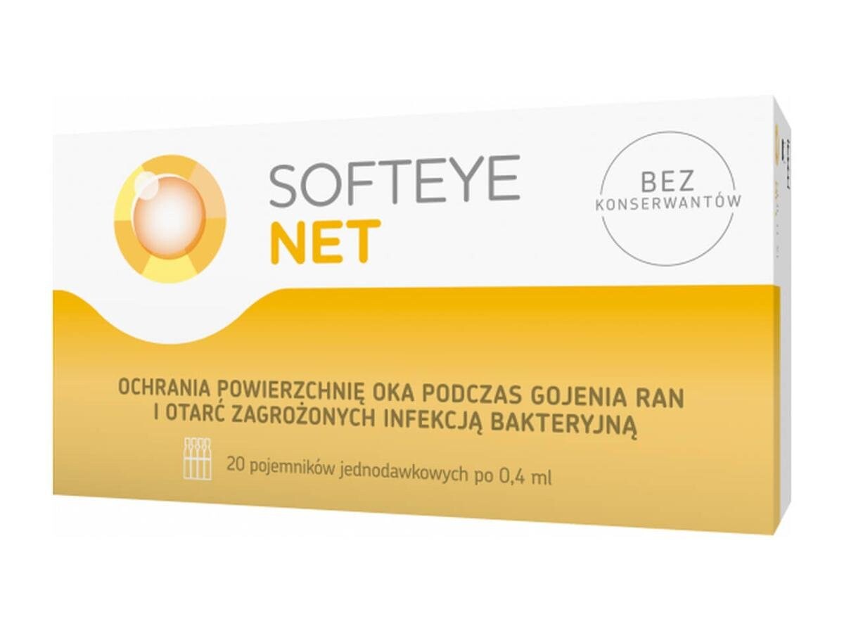 

Softeye Net, 0,4 мл, 20 контейнеров Polpharma