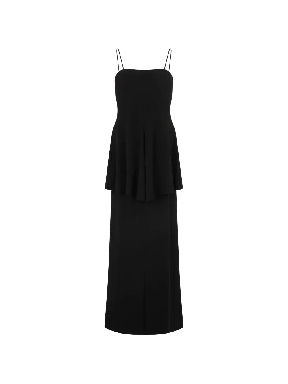 Платье с эффектом "два в одном" EMPORIO ARMANI, черный