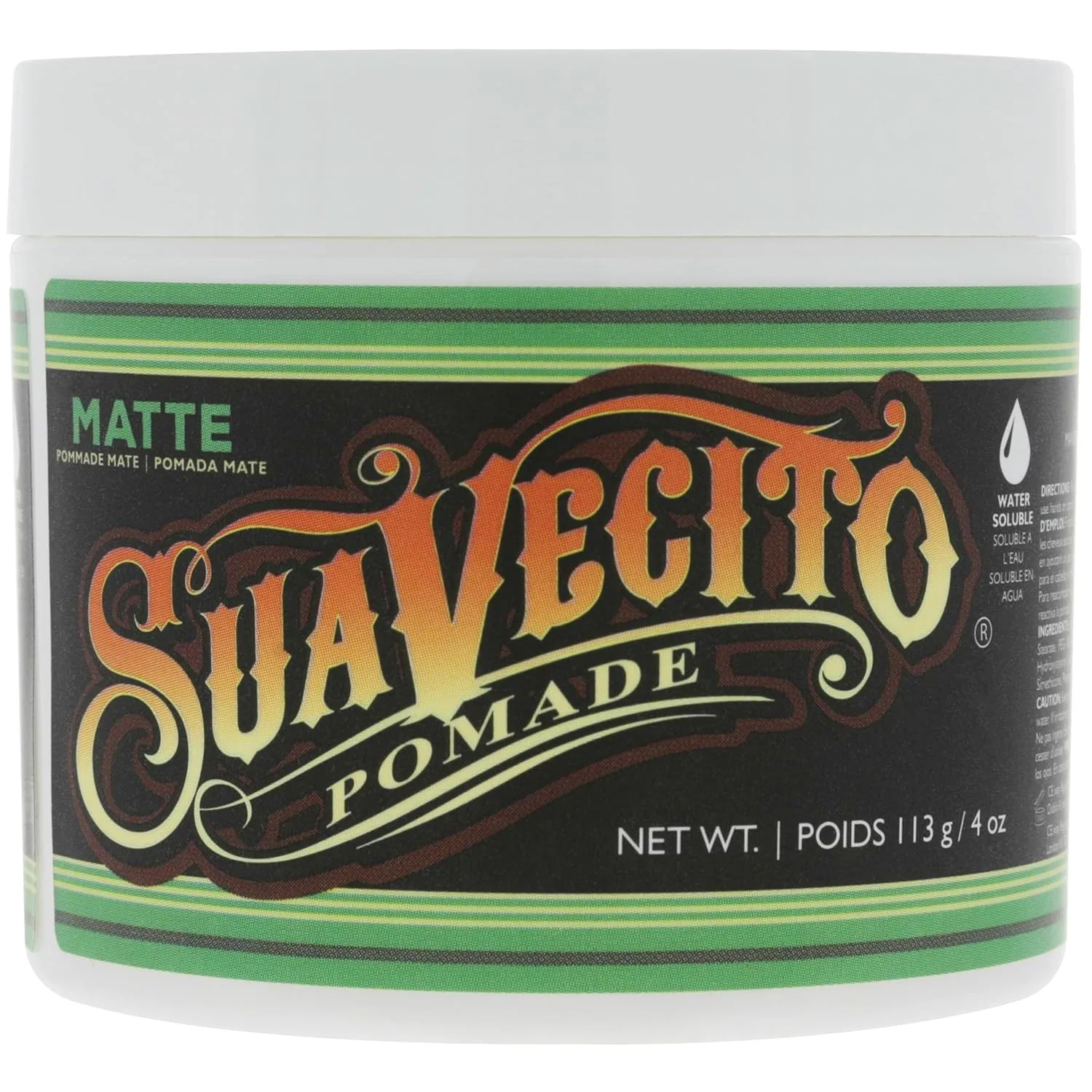Мужская матовая помада для волос «Matte Pomade» от Suavecito Suavecito
