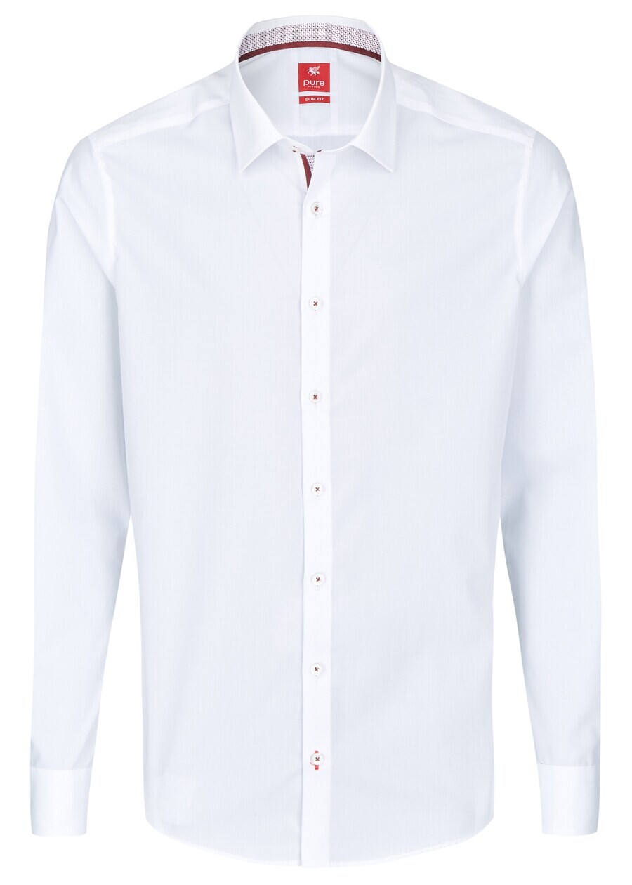 

Деловая рубашка PURE Slim fit Business Shirt, белый