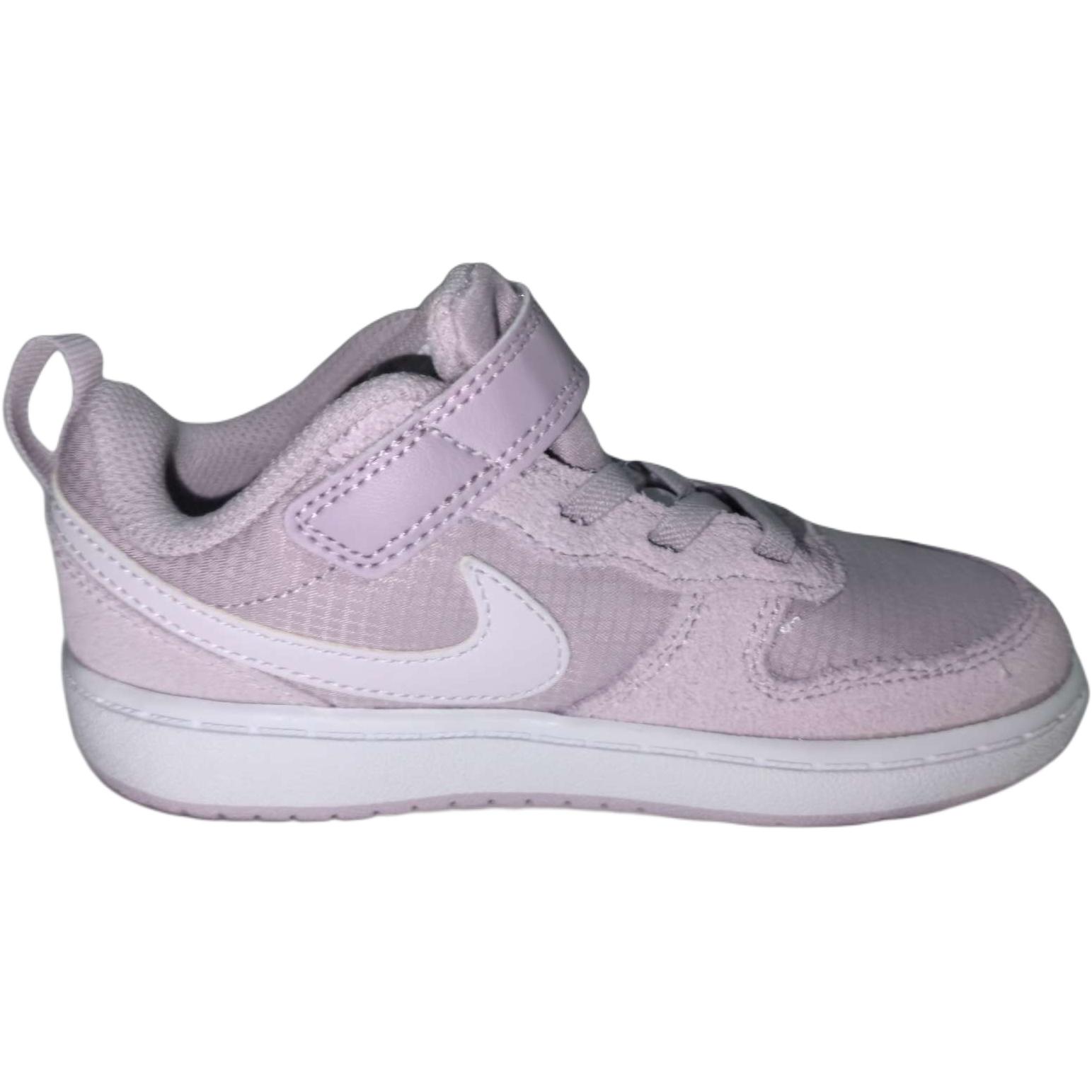 Nike Court Borough Mid Top детские туфли Pink Infant And Toddler — фото 3