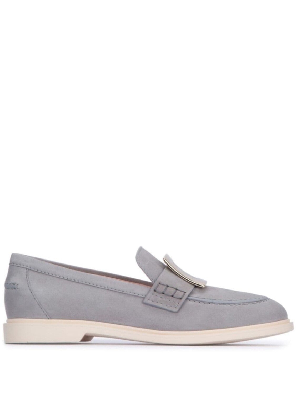 

Roger Vivier летние мокасины Viv' Ranger, серый