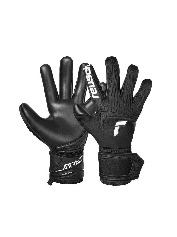 

Reusch Вратарские перчатки Attrakt Infinity 7700 черного цвета
