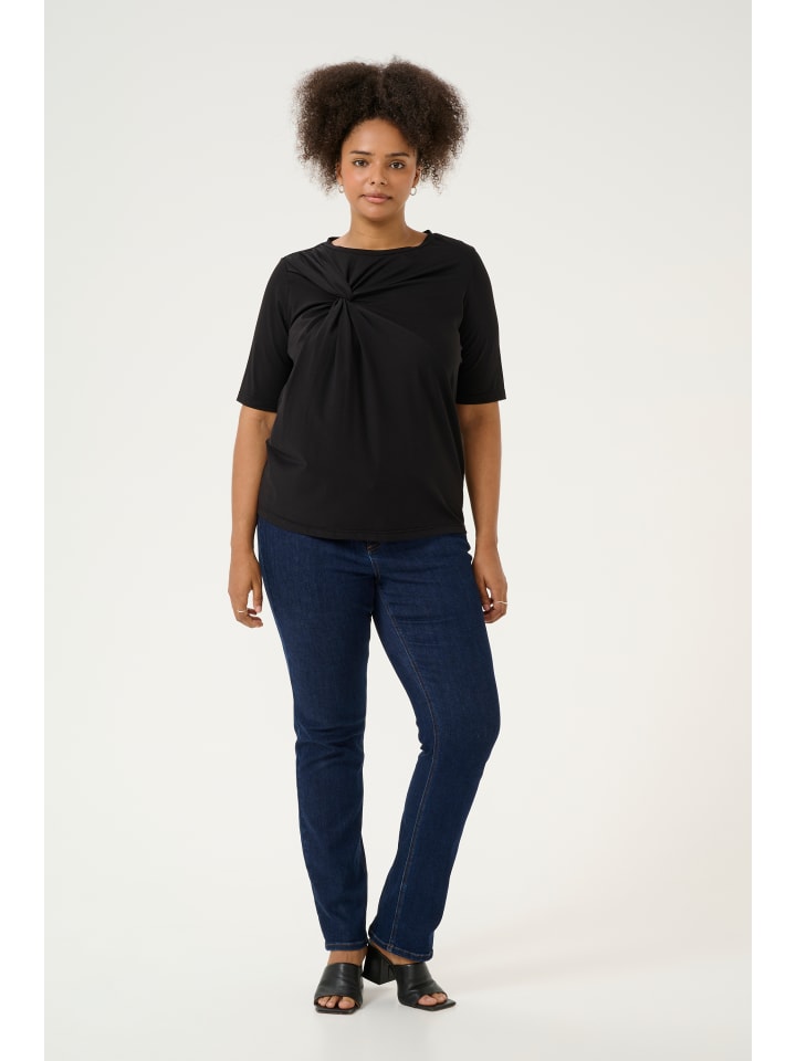 

Футболка KCeloisa, стандартный крой, цвет: черный, глубокий KAFFE curve