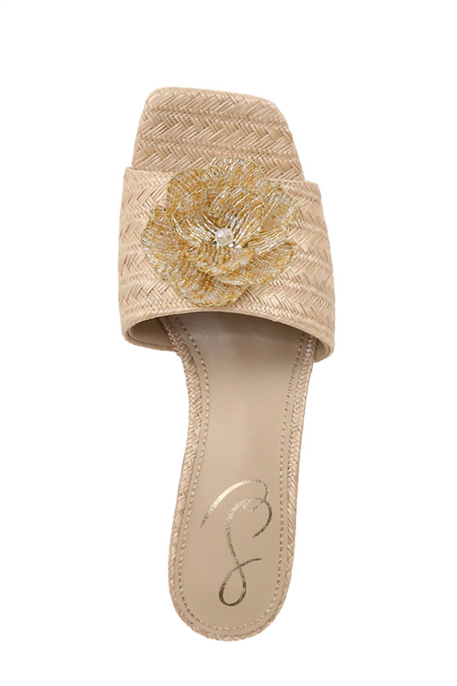 Женские сандалии Winsley на квадратном каблуке в натуральном цвете Sam Edelman — фото 4