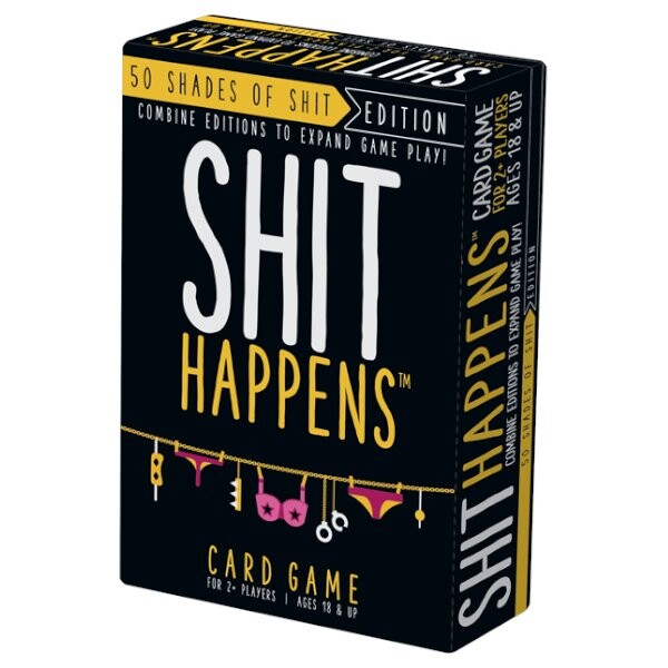 

Голиаф, игра для вечеринок Shit Happens, издание «50 оттенков дерьма», английская версия Goliath Games