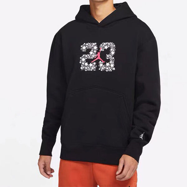 Толстовка Men's Air Jordan Sport Fleece Knit Pullover Hooded Sports Black, черный — фото 4