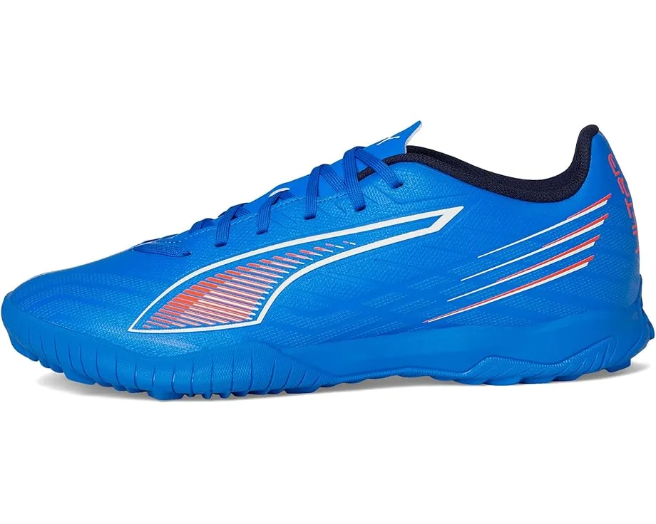 Кроссовки PUMA Ultra 6 Play Turf Trainer Soccer Cleats, Ultra Blue/White/Glowing Red — фото 4