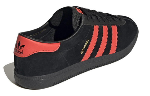 Кроссовки brussel city series core ярко-красные Adidas, красный — фото 4