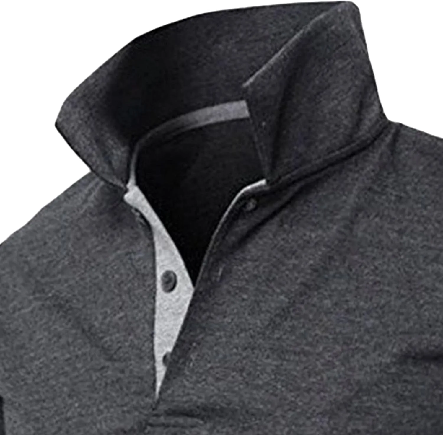 Мужская вязаная толстовка на четверть молнии casual slim fit в полоску — фото 2