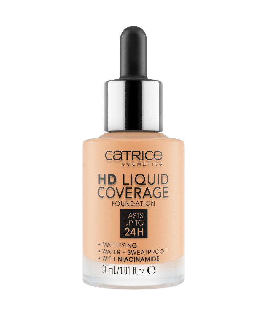 

Жидкая основа CATRICE HD Liquid Coverage, Nr. 037 - Golden Beige, 30 ml