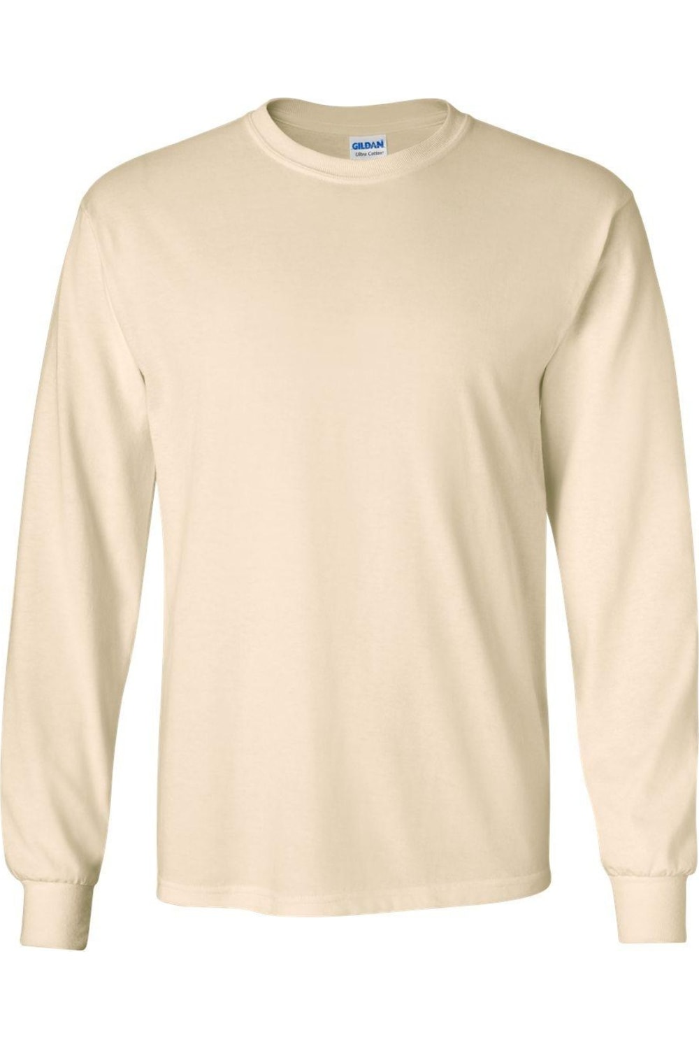 

Футболка с длинным рукавом Gildan Ultra Cotton, цвет natural