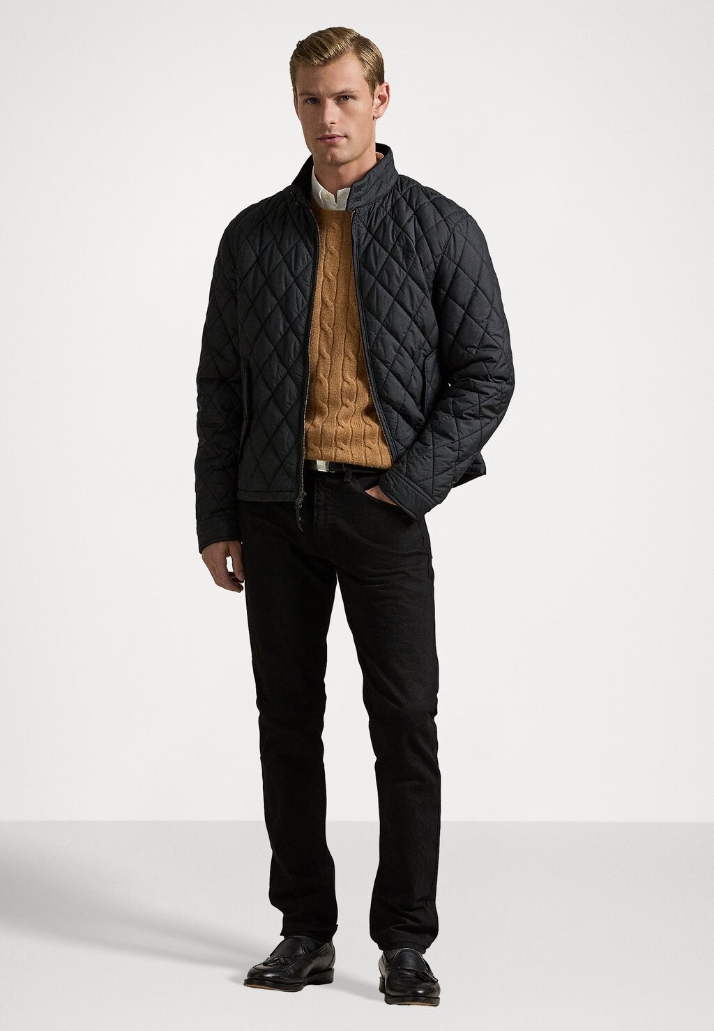 Джинсы узкого кроя SULLIVAN SLIM STRETCH JEAN Ralph Lauren, черный деним — фото 2