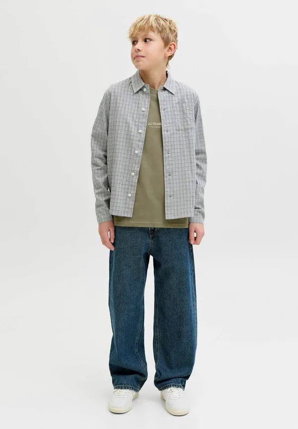 Футболка jjesoho с круглым вырезом, базовая футболка noos. Jack & Jones Junior, Vetiver