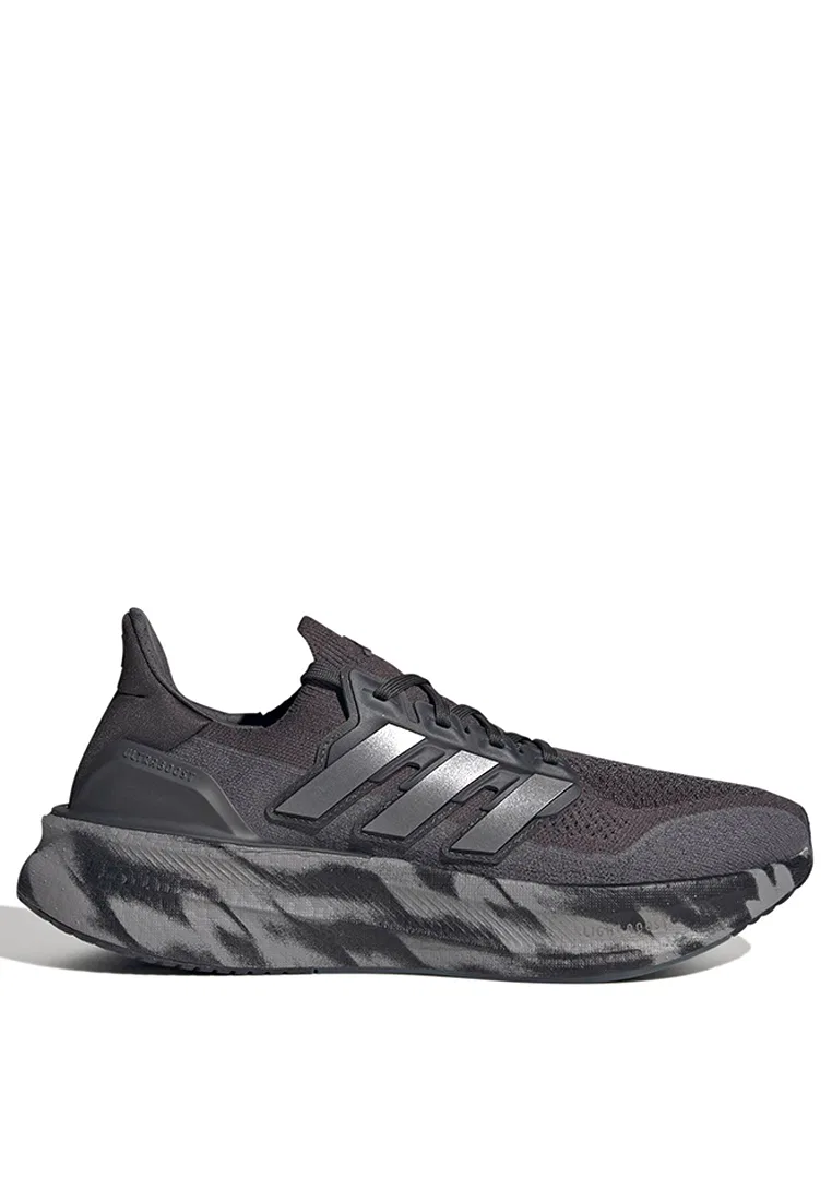 Кроссовки мужские спортивные, Ultraboost 5, Adidas, черный/серый