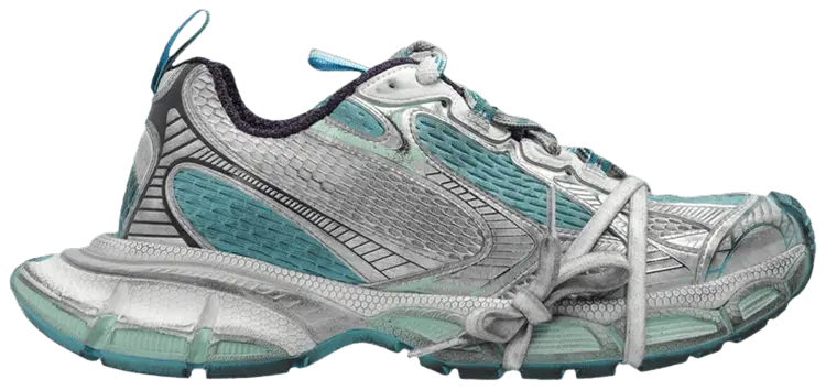 Кроссовки Balenciaga Wmns 3XL Sneaker 'Worn-Out - White Light Blue', синий