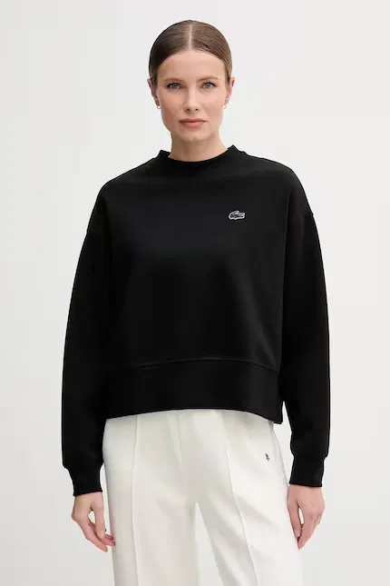 Худи Lacoste оверсайз, черный