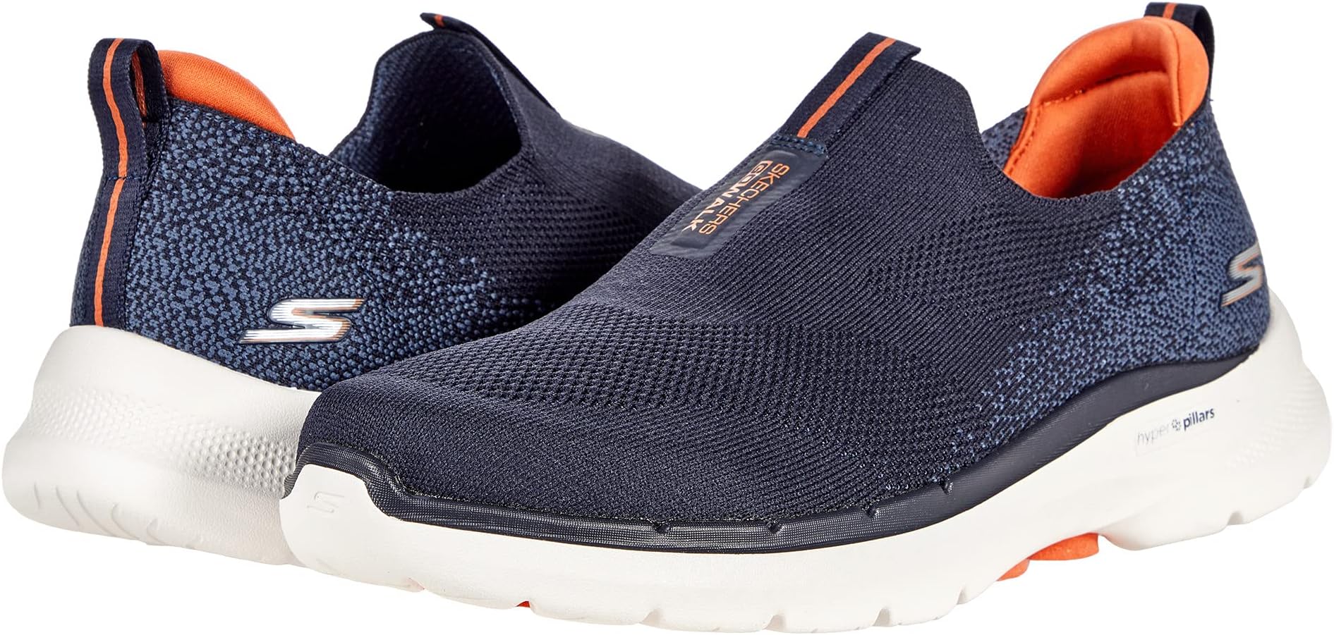 

Кроссовки Go Walk 6 - 216202 SKECHERS Performance, цвет Navy/Orange