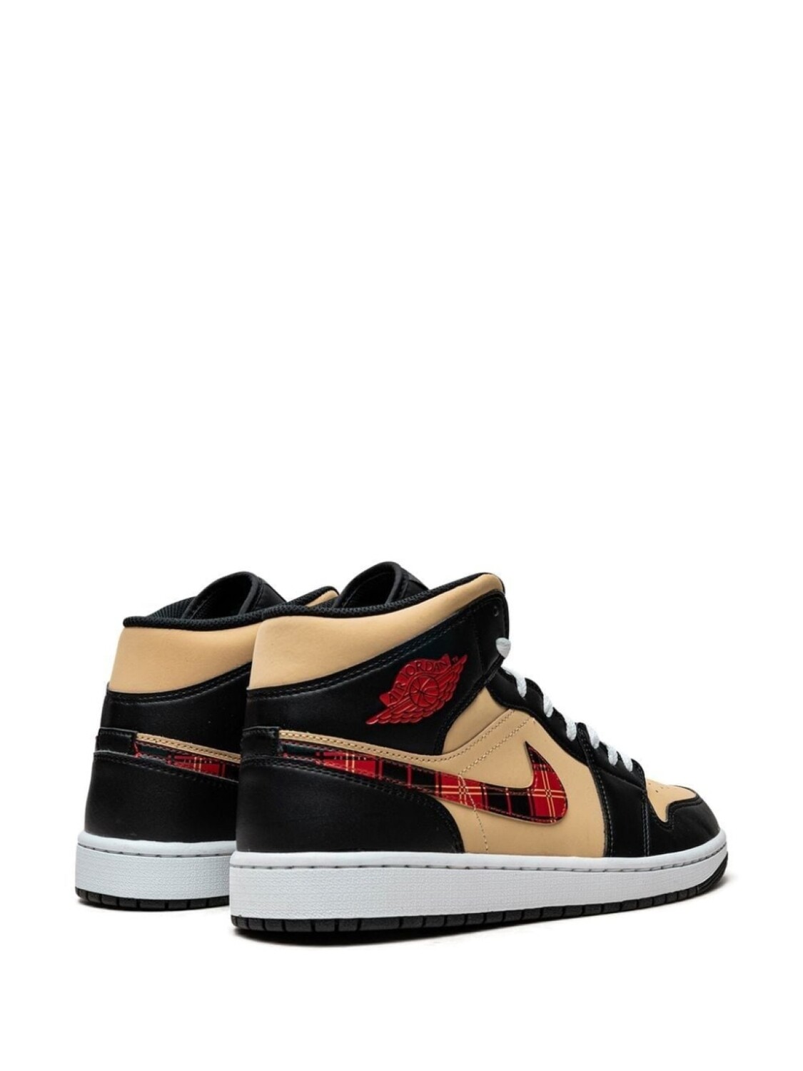 Кроссовки Air 1 Mid Tartan Swoosh Jordan, черный — фото 3