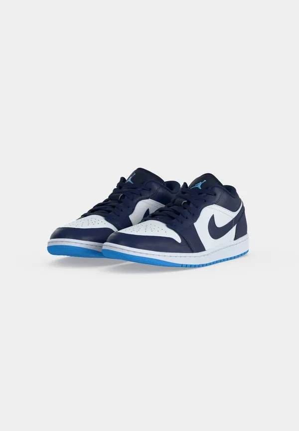 Кроссовки air jordan 1 low Jordan, Midnight Navy/University Blue/White — фото 3