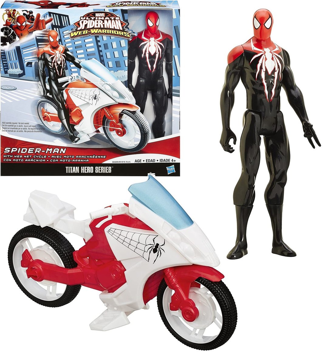 

HASBRO SPIDERMAN 30 см +МОТОР B3209 ВЕБ-СЕТЬ ЦИКЛ