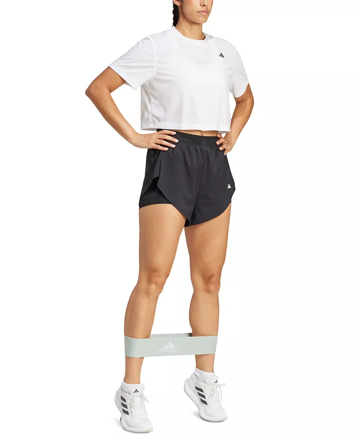 Женская футболка для тренировок Train Essentials Boxy adidas, белый — фото 3