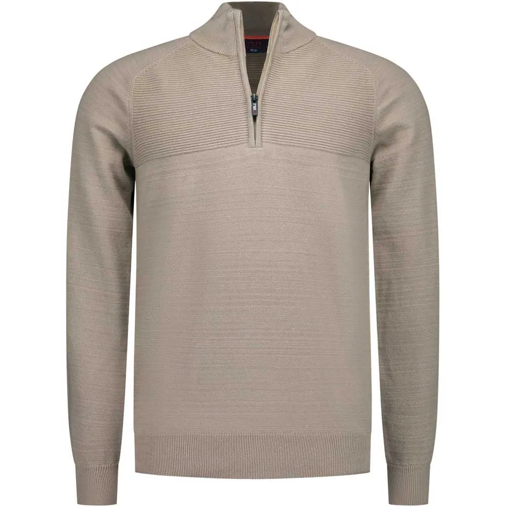 

Свитер Nza New Zealand Edison half zip, бежевый