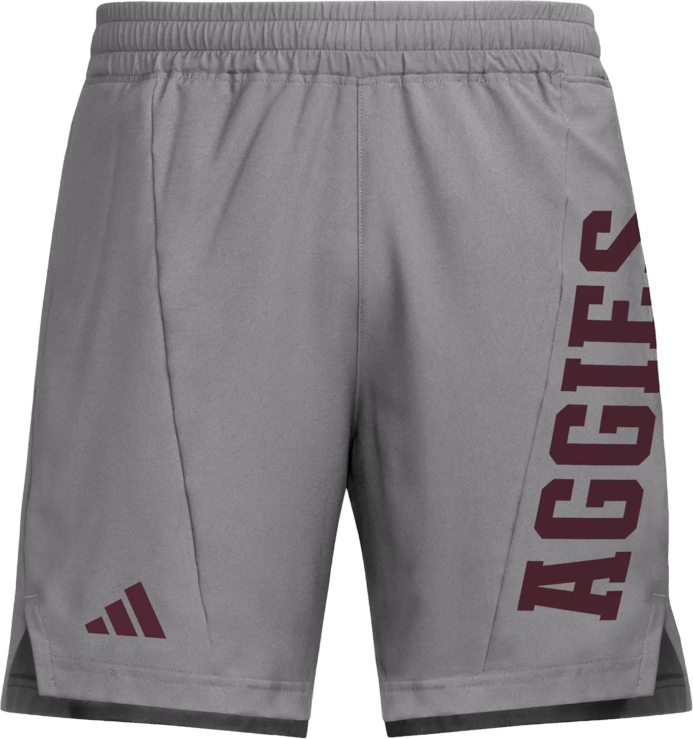 Adidas мужские шорты NCAA Designed for Training Team Graphic Woven, серый/бордовый
