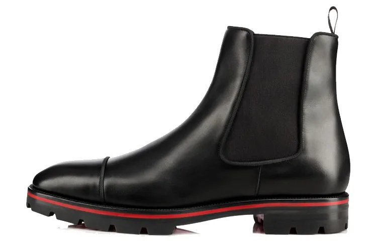 Ботинки челси мужские CL LUBOTING короткие до середины икры Christian Louboutin, Original Shoe Box Included