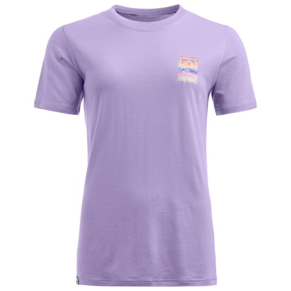 

Женская футболка 140 Cool Mountain с градиентом - мериносовая рубашка Ortovox, Lush Lavender