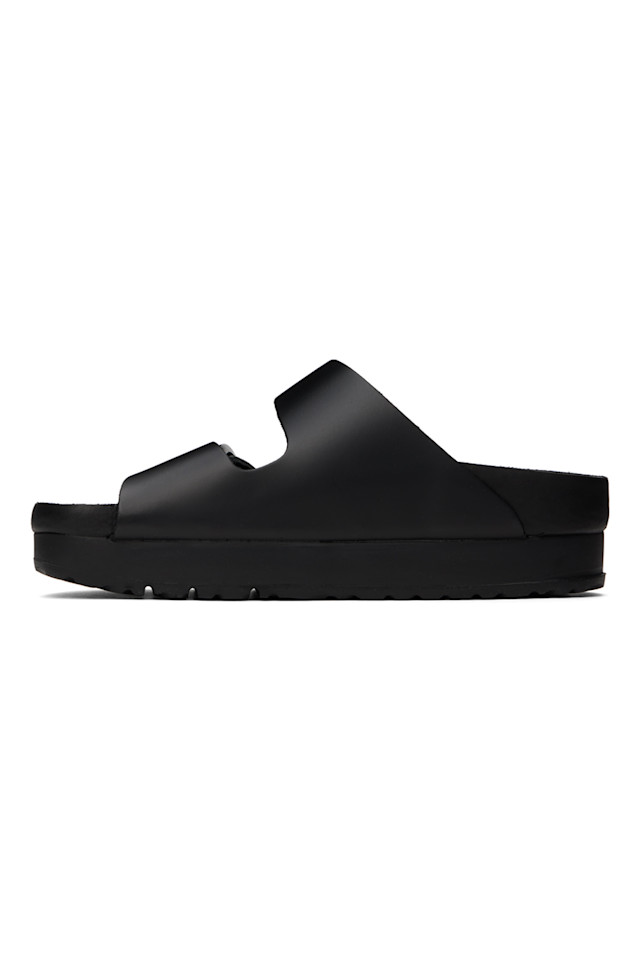 Папилио издание узкие сандалии Arizona Flex Platform Birkenstock, черный — фото 3