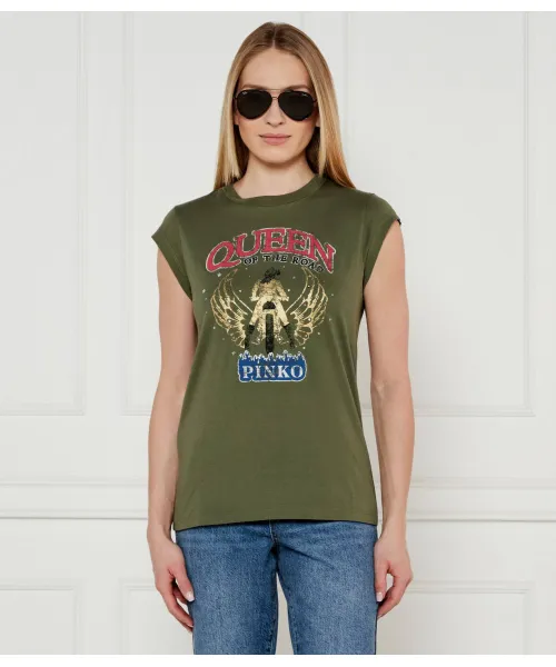 

Футболка Марракеш Regular fit Pinko, зеленый
