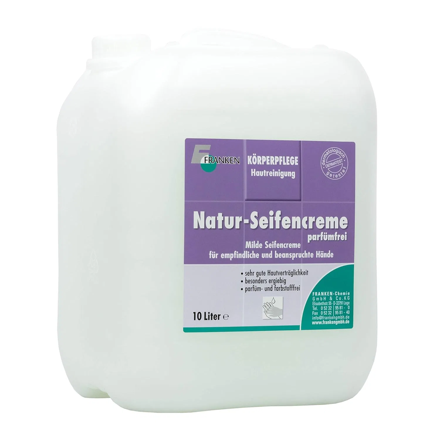 Жидкое мыло «Chemie Natural Soap Cream» 10 л от FRANKEN Franken — фото 2