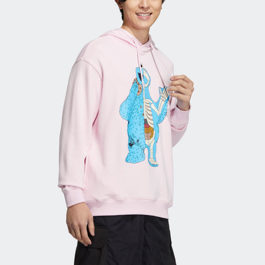 Худи adidas neo x JF FW22 U jf ss hdy 1, розовый — фото 4