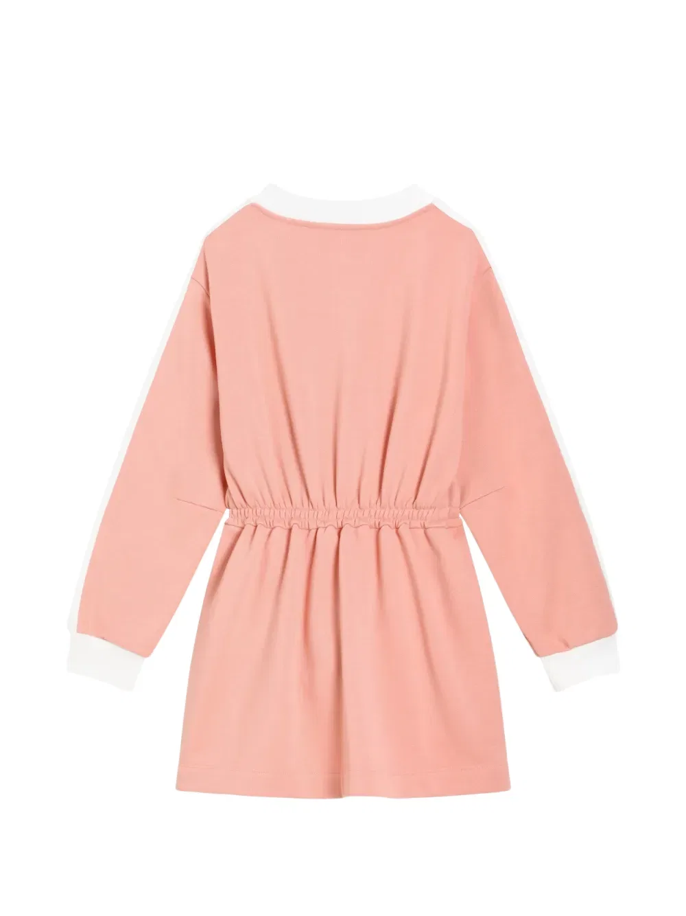 Платье с застежкой-молнией и розой Dolce & Gabbana Kids, розовый — фото 2