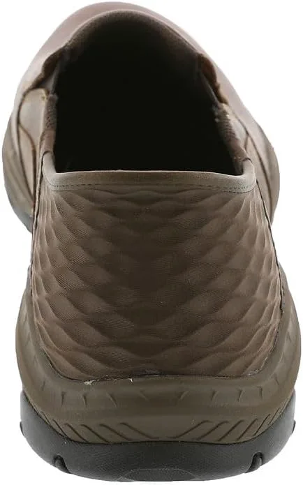 

Мужские слипоны Skechers USA Craster - Lanigan с круглым носком и кожаной верхней частью с эластичными вставками, красный/коричневый