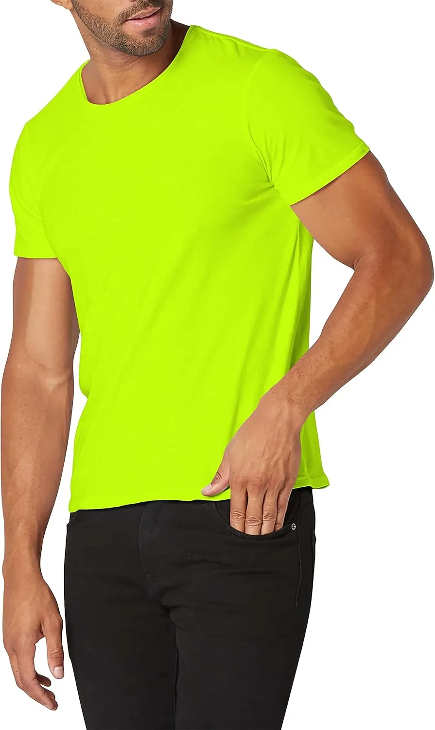 

Футболка мужская Casual Athletic Plain Crew Neck Hat and Beyond