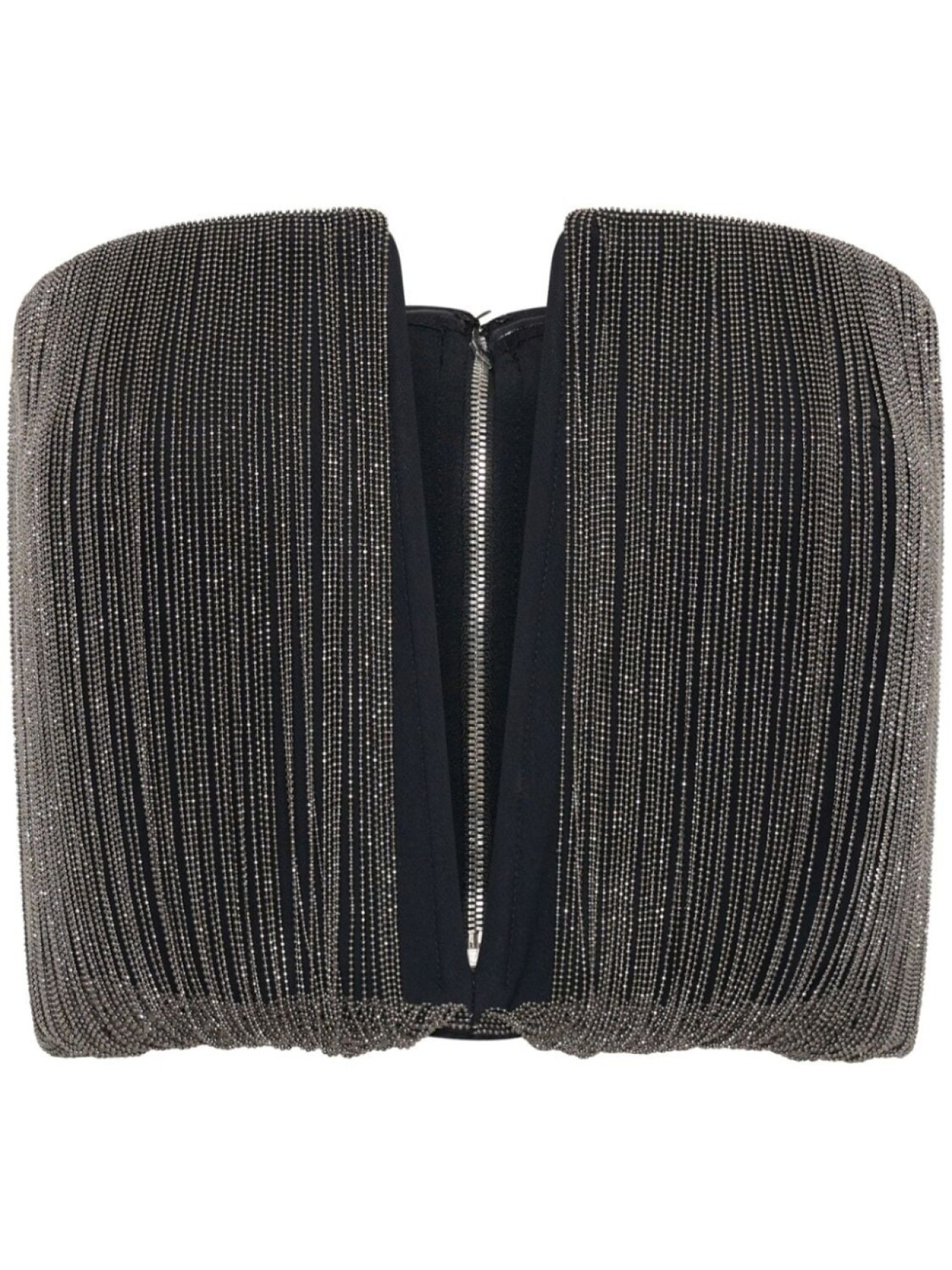 

Dion Lee топ с бисером, черный